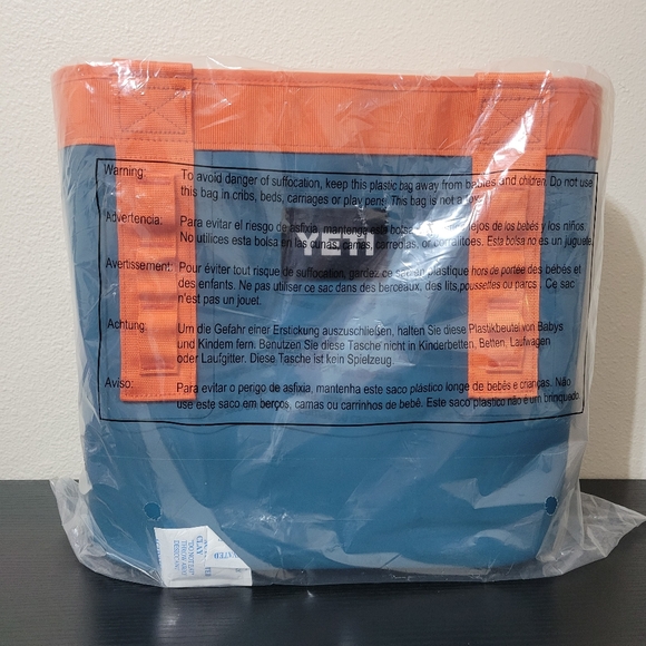 NWT RARE Yeti Camino 20 Carryall Tote Bag Limited Edition Horizon Teal & Orange - Picture 5 of 14